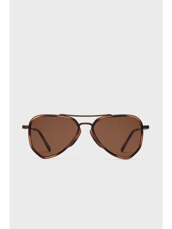 Sunski Astra Polarized Sunglasses in Tortoise Amber New Womens Sunnies main image 7